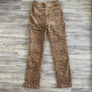 GOOD AMERICAN LEOPARD TROUSER
